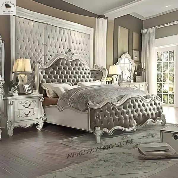 Elegance Royale Tufted Bedroom Set by Naaz Handicraft