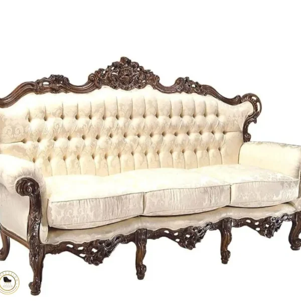 Premium Wooden Sofa – Durable Frame, Sleek Design