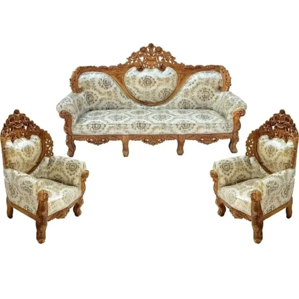 Exquisite Rococo-Inspired Sofa Set Premium